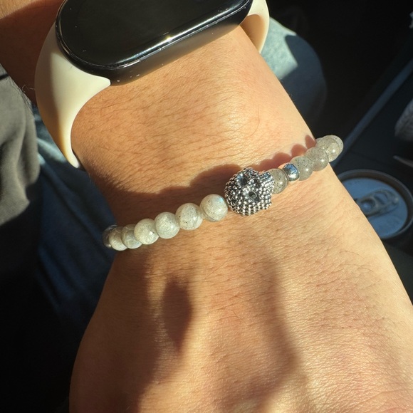 NEW LAGOS Anthem Snowflake Obsidian Skull Bead Bracelet New - Picture 2 of 6